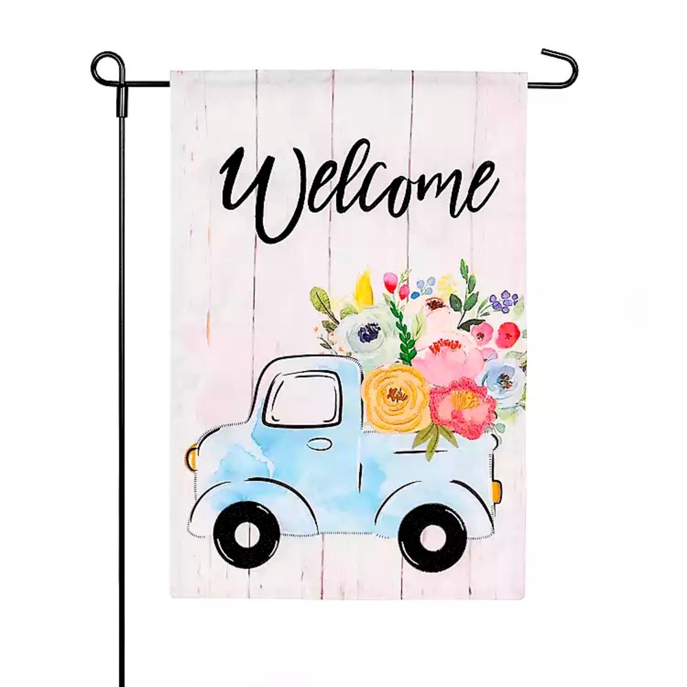 NWT Welcome Truck Flag Set
